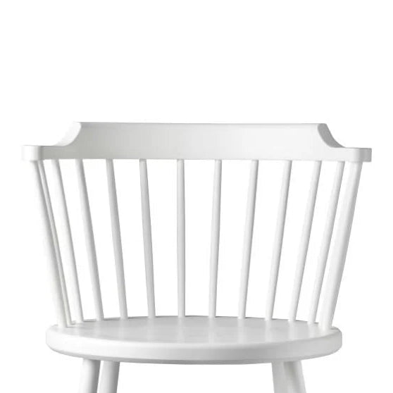 J18 Chair, White Painted Beech