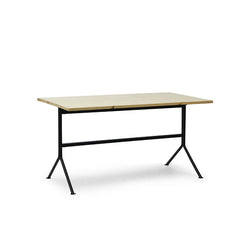 Kip Desk Black Legs, Pine Top