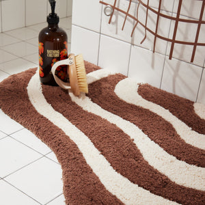 Lost Coast Bathmat 21" x 31", Chocolate