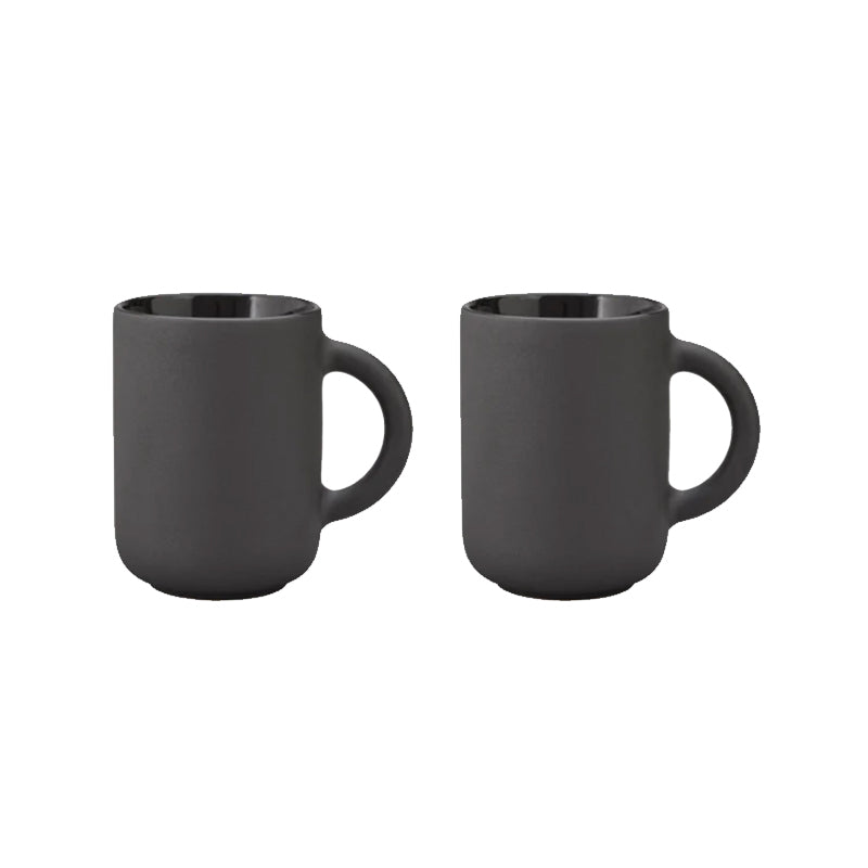 Theo Mug, Set of 2, Matte Black