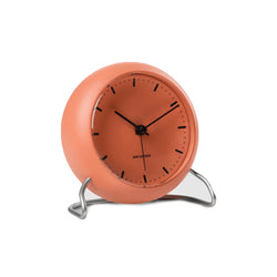 Arne Jacobsen City Hall Table Alarm Clock, orange