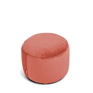 Point Ottoman - Rhubarb Velvet