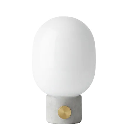 JWDA Concrete Lamp, Light Grey Concrete/Brass-Lighting-Audo-vancouver special
