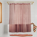 Sun Shower Curtain, Rose