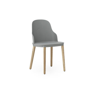 Allez Chair,  Polypropylene Seat Grey/Oak