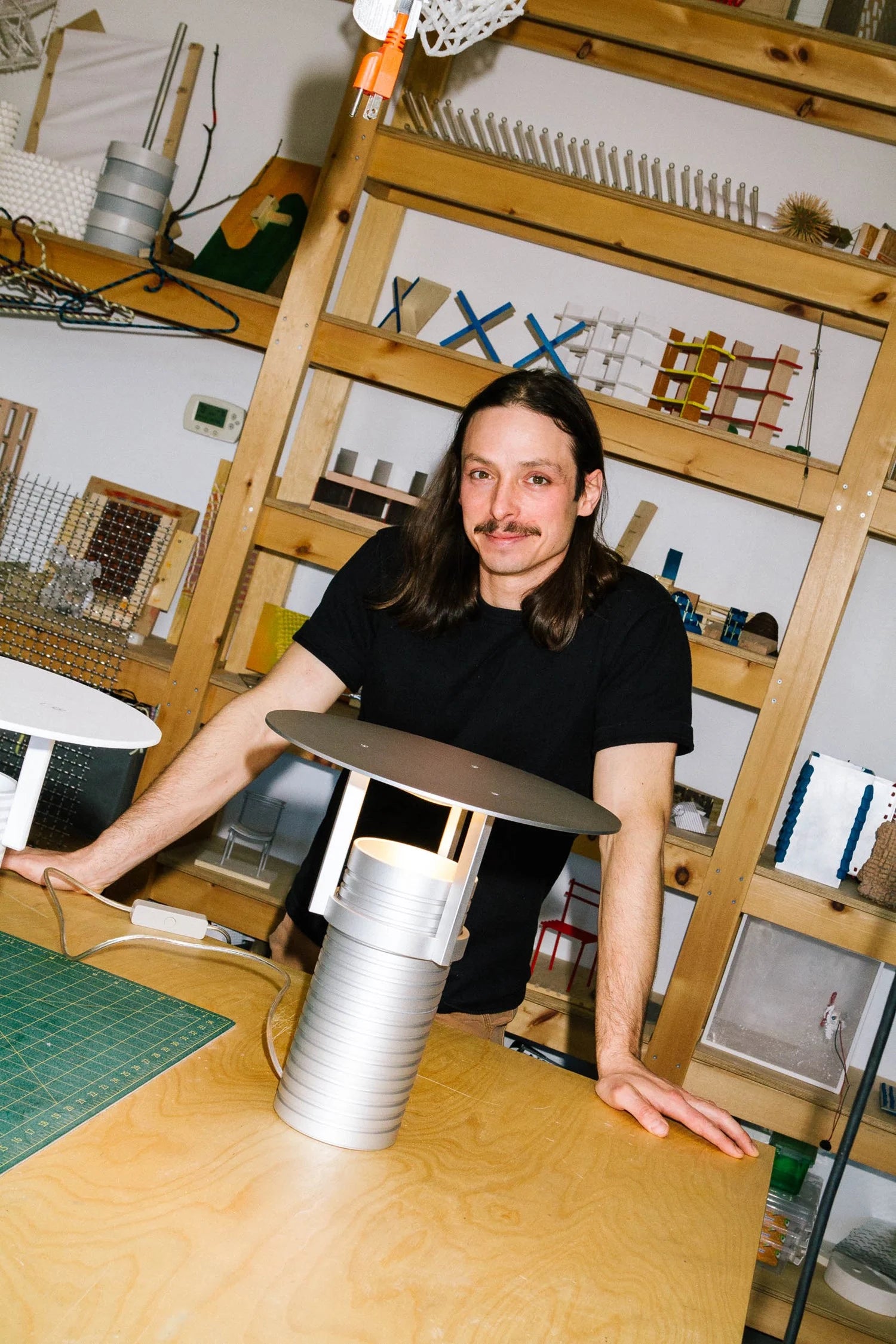 Set Table Lamp, Silver