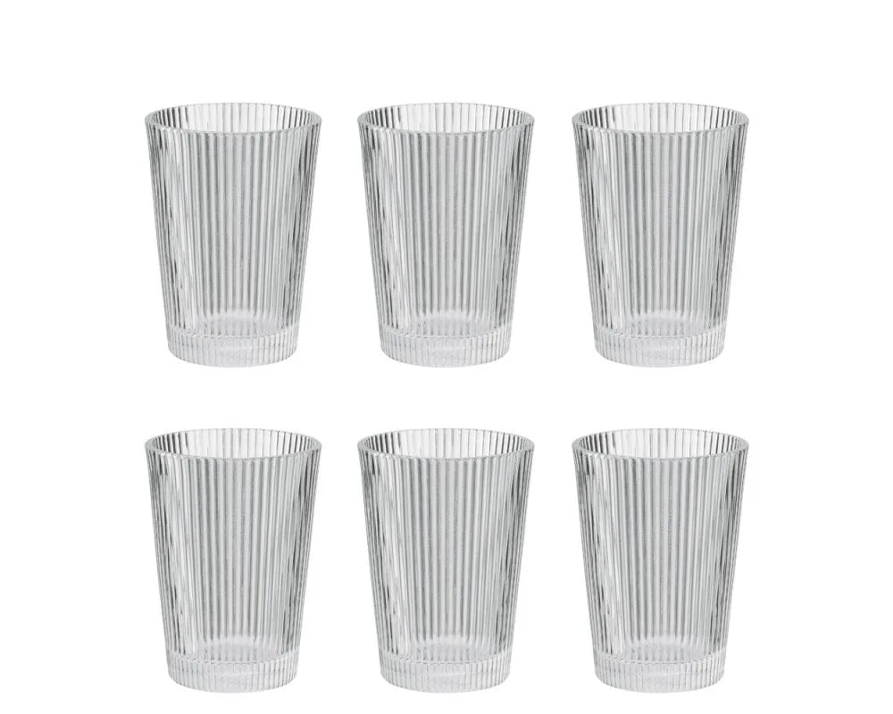 Pilastro Drinking Glasses, Set/6