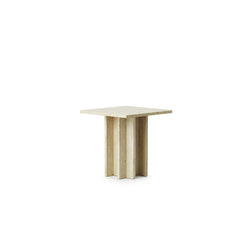 Edge Coffee Table Small, Travertine