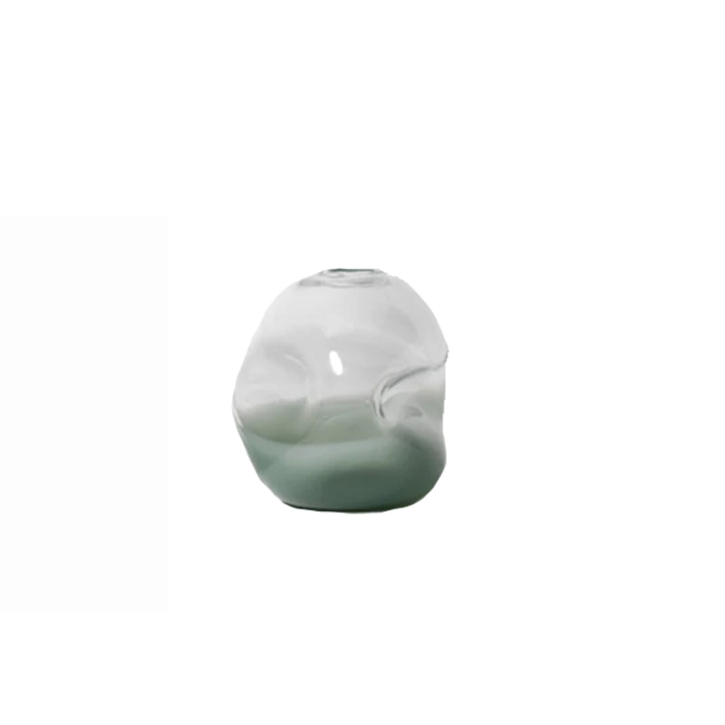 Splash Bottom Vase, Jade