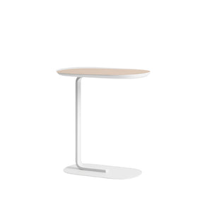 Relate Side Table, Solid Oak-Off White, 24"