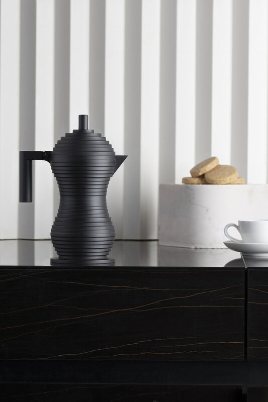 Pulcina, Espresso Coffee Maker, Black, 6 cup