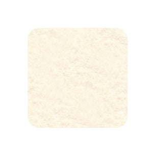 Felt coaster 11x11cm, white