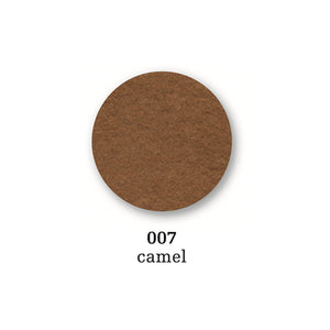 Felt coaster round, 10cm, camel