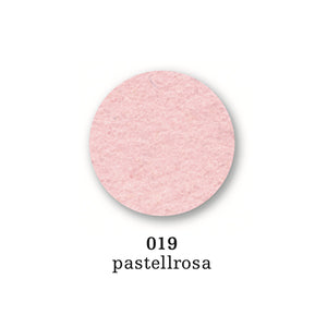 Felt coaster round, 10cm, pastelrosa