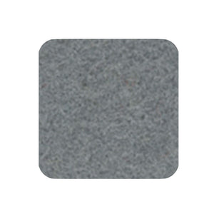 Felt coaster 11x11cm, unigrau light grey