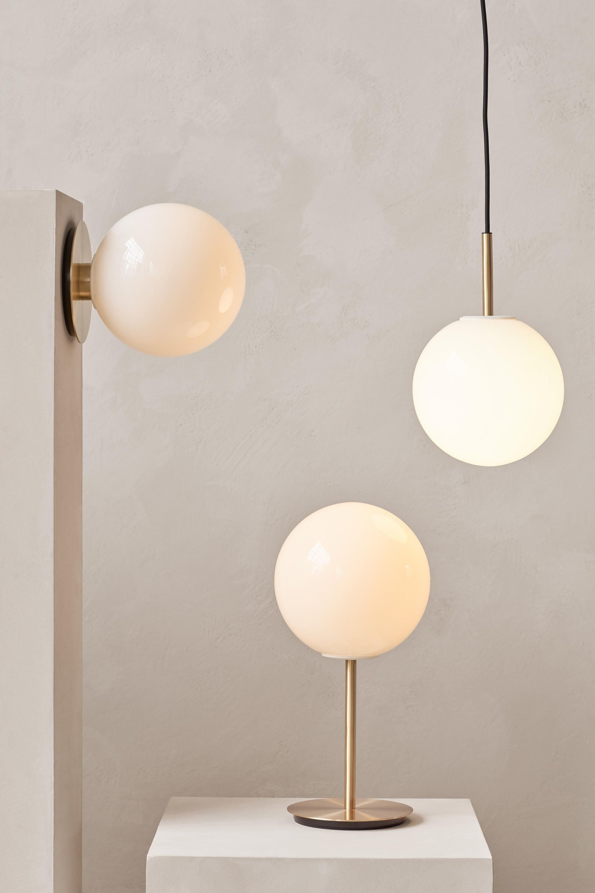 TR Bulb Table Lamp High Dimmer, Brushed Brass-Lighting-Audo-vancouver special