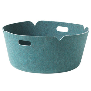 Restore Round Basket, Aqua