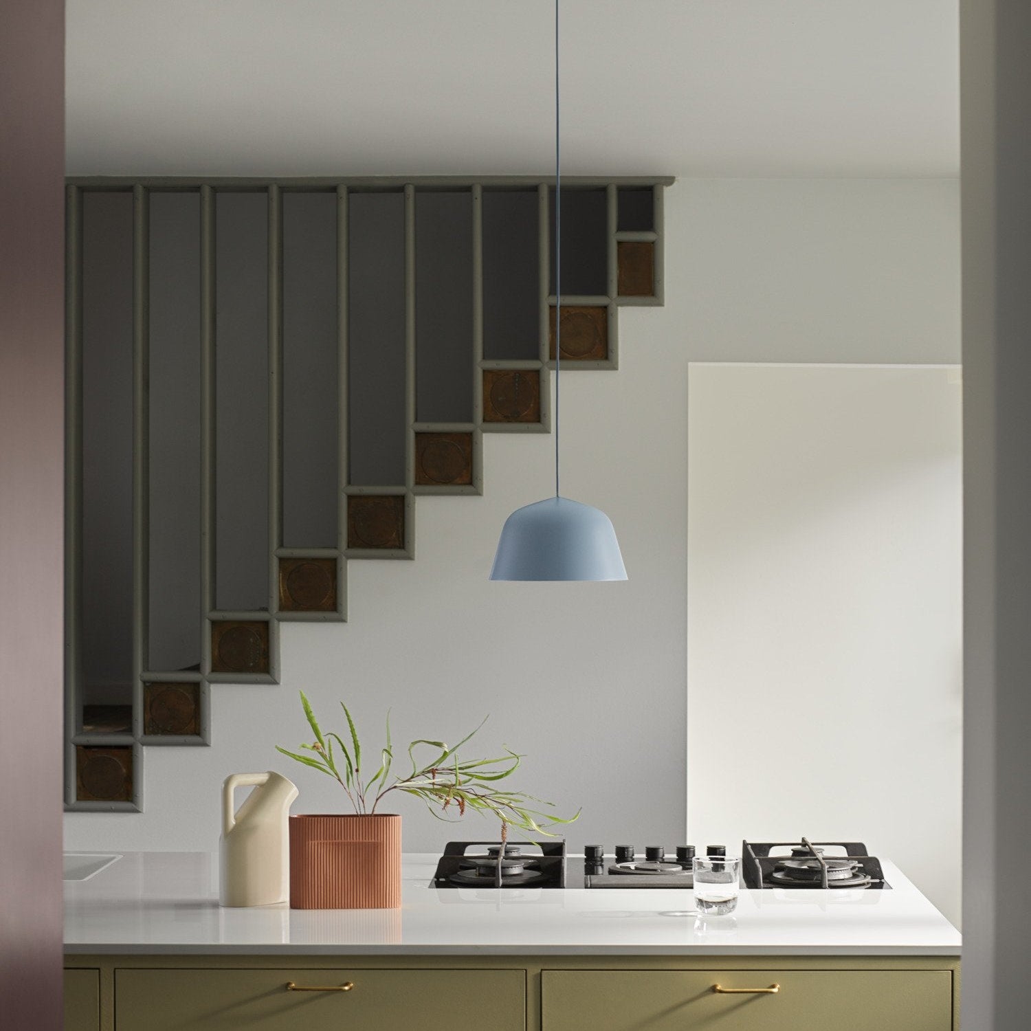 Ambit Pendant, Small, Light Blue, 25cm