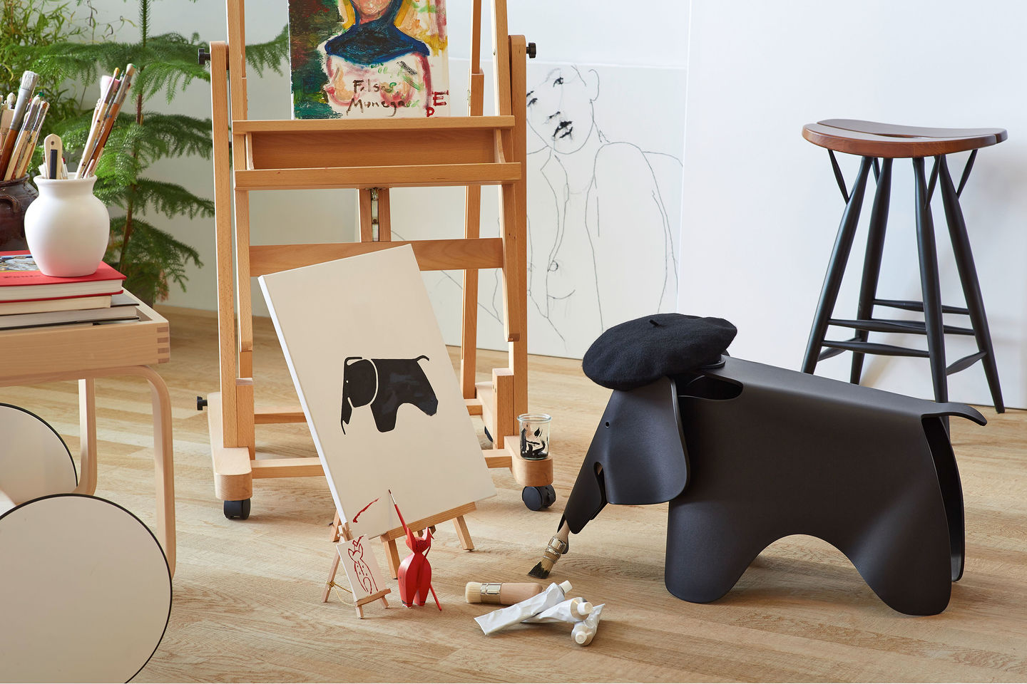 Eames Elephant, Small, Buttercup