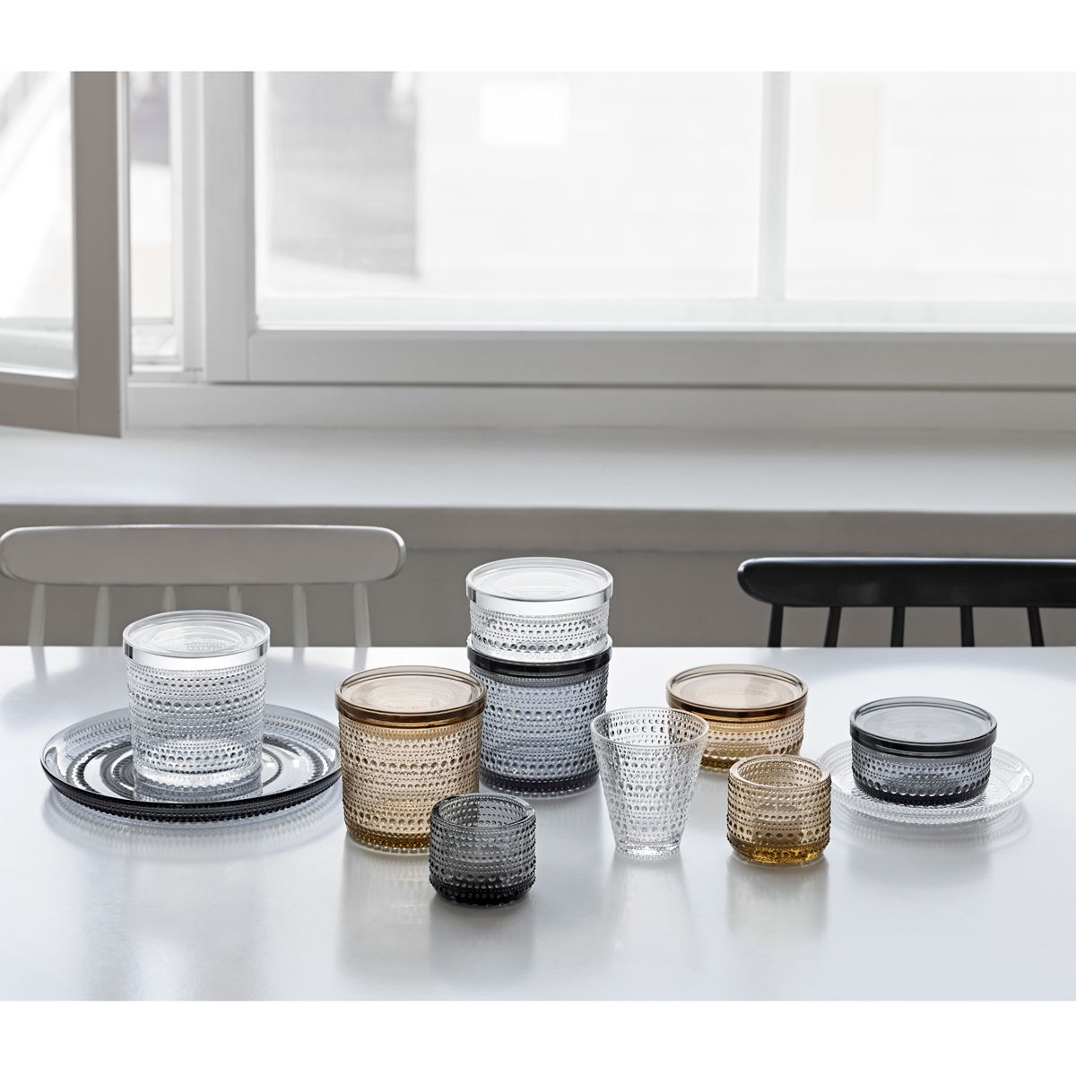 Kastehelmi Medium Plate 9.75” Dark Grey