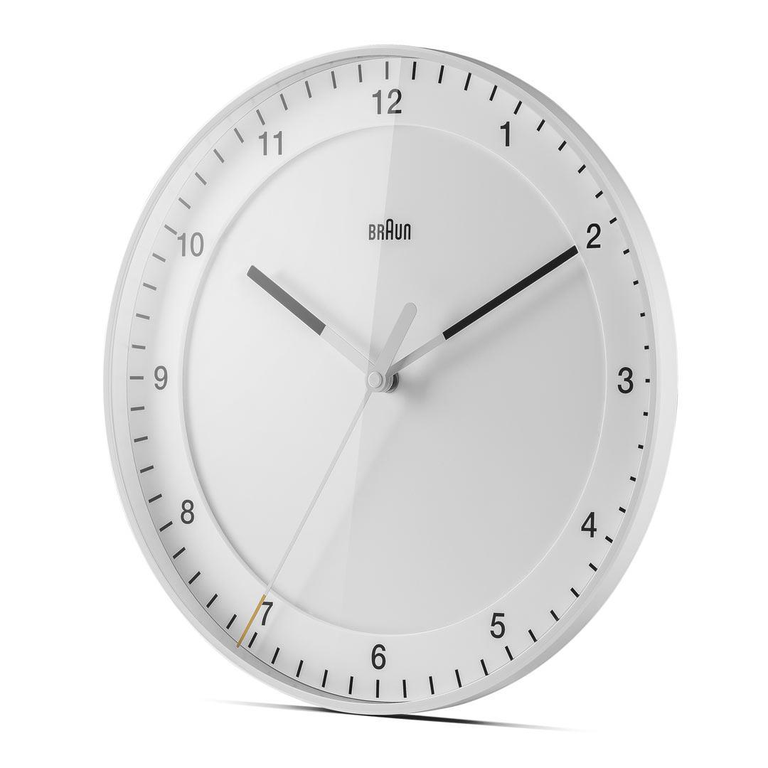 Braun Wall Clock, Large White