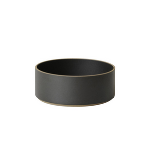 Hasami Porcelain Bowl, Medium High, Black