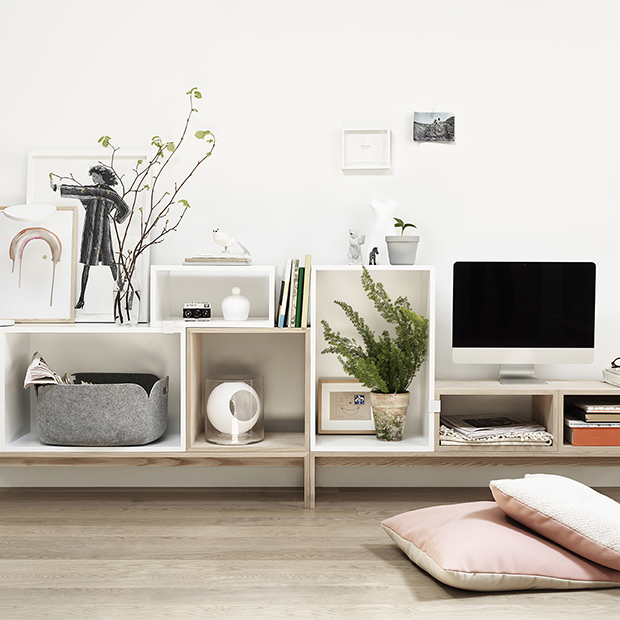 Restore Felt Storage Basket, Sand