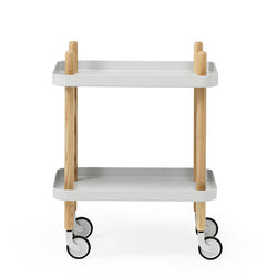 Block Table, Light Grey