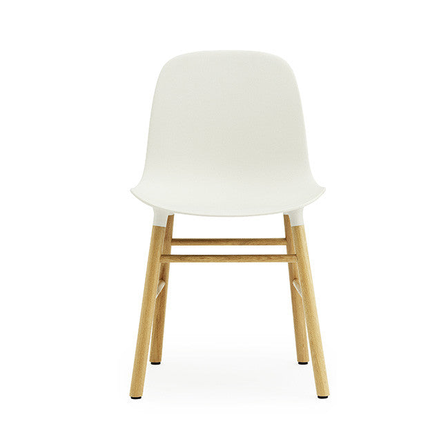 Form Chair, White/Oak