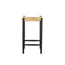 J164 counter stool, black/nature. 67cm.