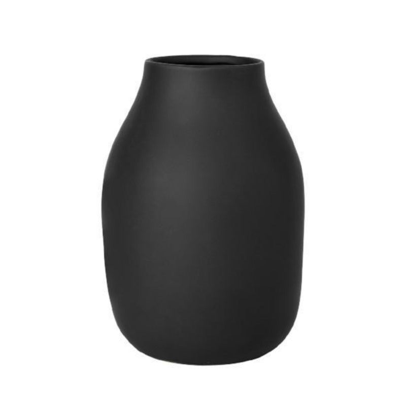 Colora Vase, Peat Black, 8 x 6"