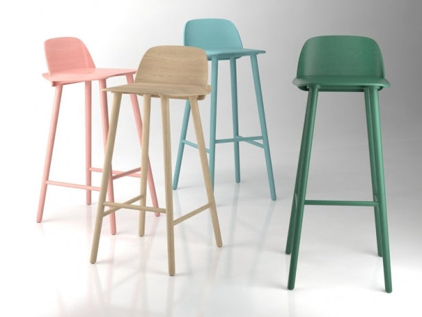Nerd Stool, Natural Oak 65 cm