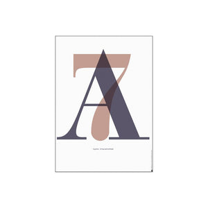 Poster, ILWT-A7 terracotta (70 x 100 cm), Unframed