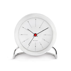 Arne Jacobsen Bankers Table Alarm Clock, 4.3”
