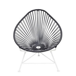Acapulco Chair, Grey Cord/White Base