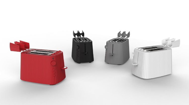 Plisse Toaster, Grey