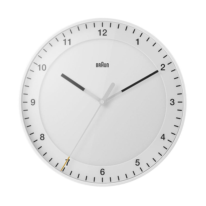 Braun Wall Clock, Large White