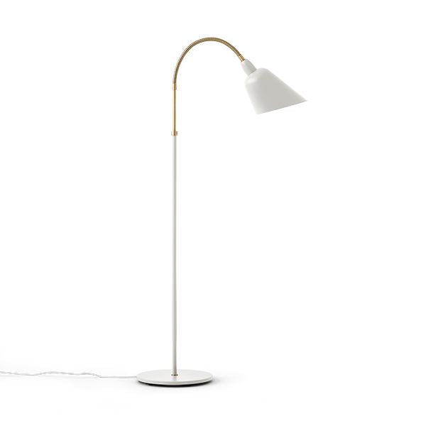 Bellevue Floor - AJ7- - Ivory White & Brass