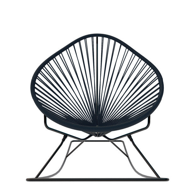 Acapulco Rocking Chair, Black Cord/Black Frame