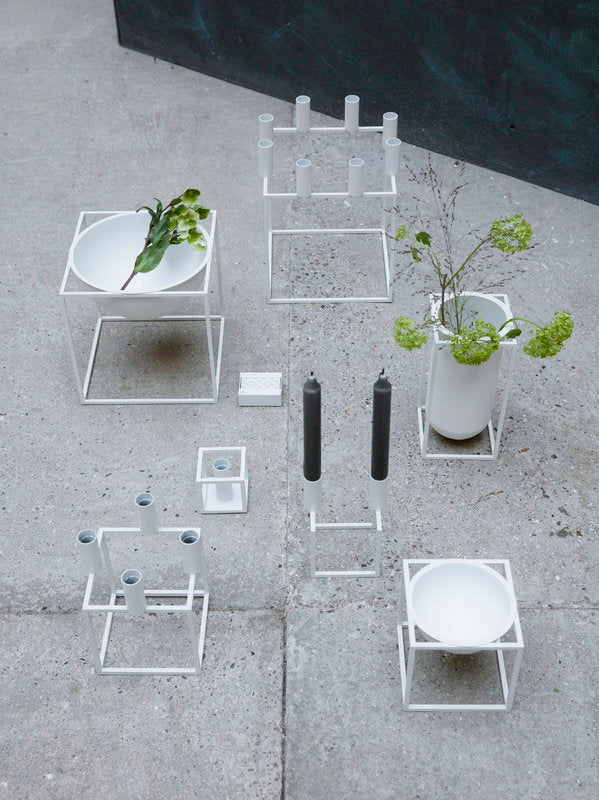 Kubus 8, White *Discontinued!-Household accessories-ByLassen Copenhagen-vancouver special