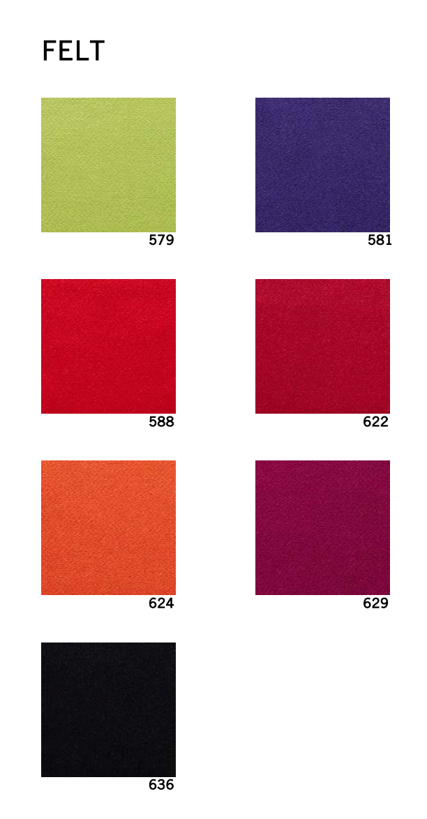 SPACE pouf, 581 purple felt