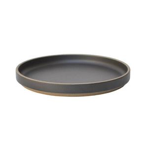 Hasami Porcelain Plate, 8.6" Black