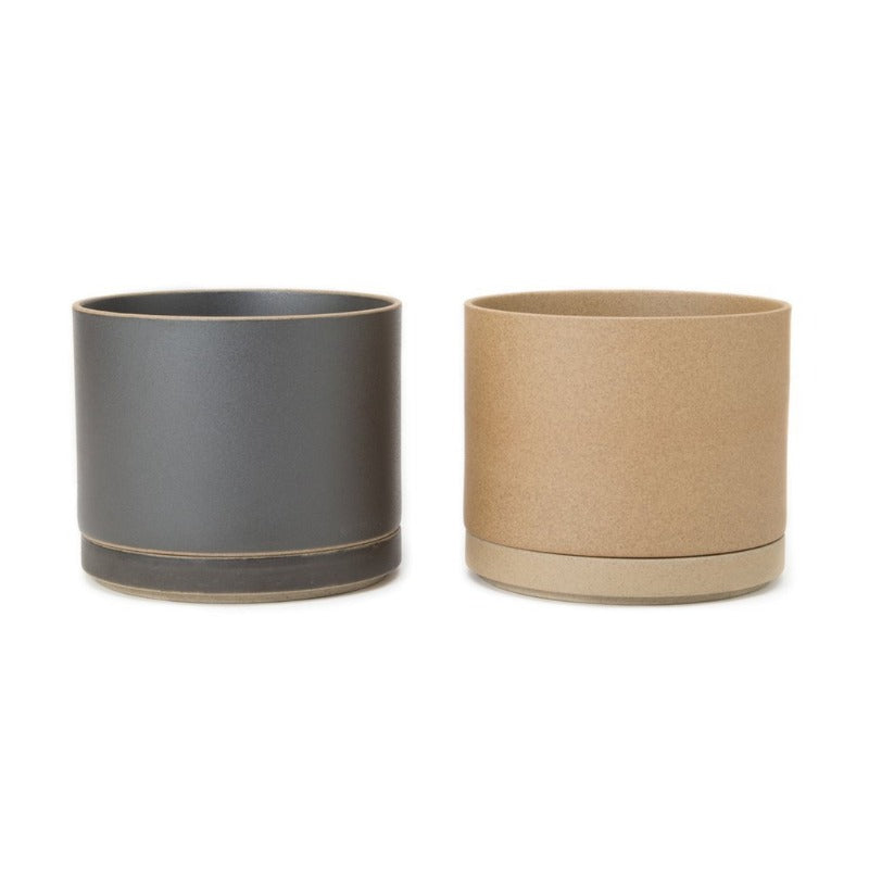 Hasami Planter, Large, Black *Does not come with Dish/Plate