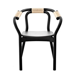 Knot Chair, Black/Nature