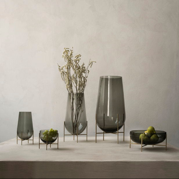 Echasse Vase, Small, Smoke-Vases-Audo-vancouver special