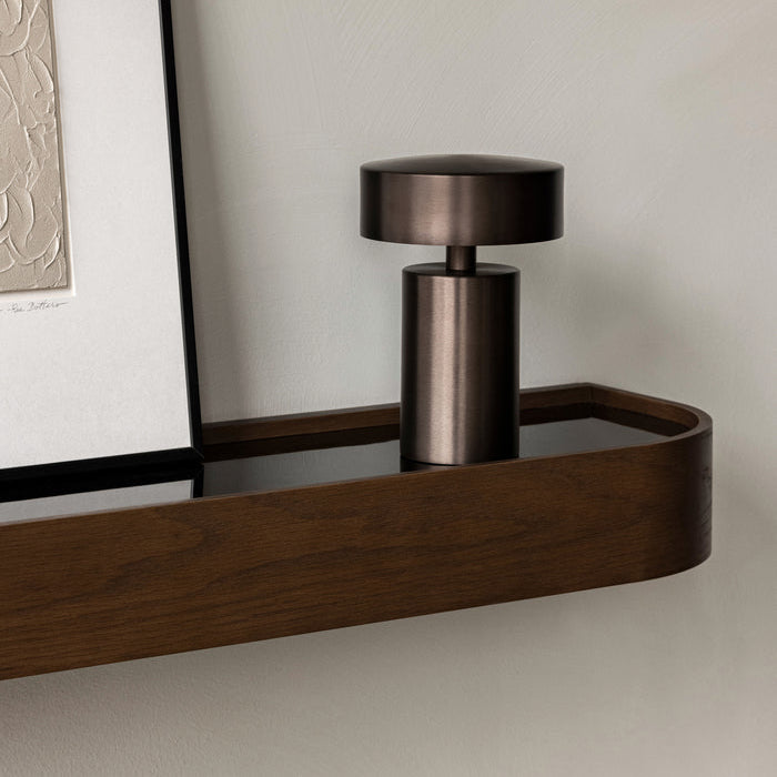 Epoch Shelf, Dark Stained Walnut, 31"-shelving-Audo-vancouver special