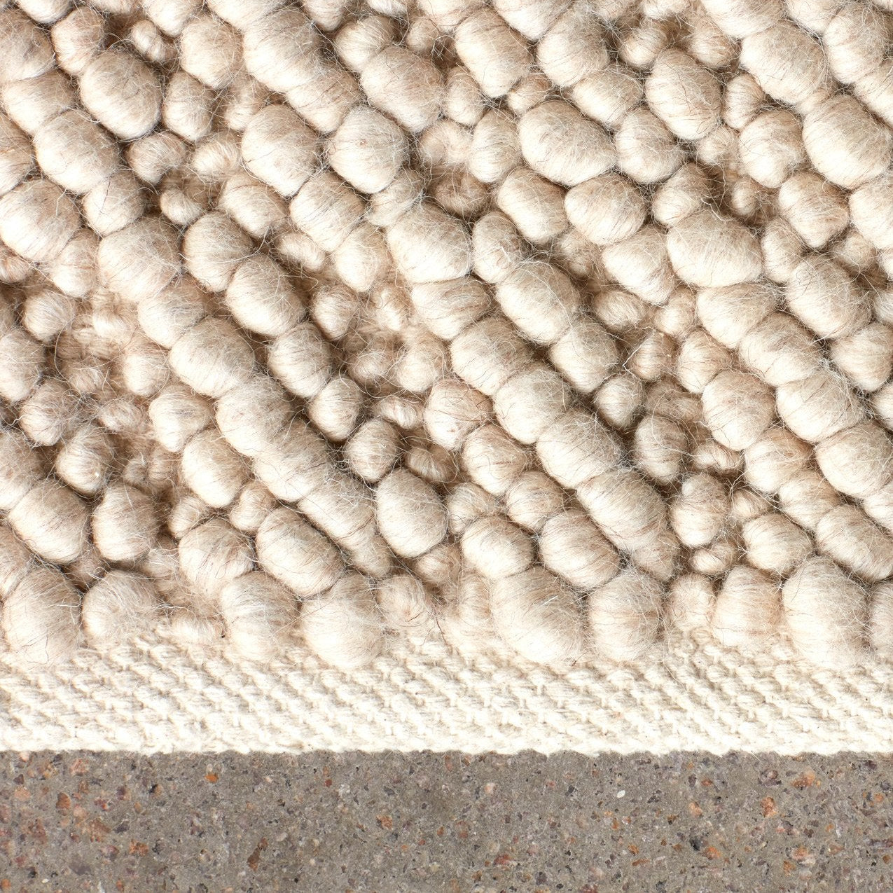 Gravel Carpet, Ivory, 67" x 79"-Carpets-Audo-vancouver special
