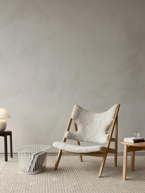 Ribbon Basket, Ivory-Shelving + Storage-Audo-vancouver special