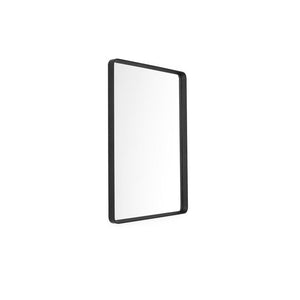 Norm Wall Mirror, Black (Rectangle)-Mirrors-Audo-vancouver special