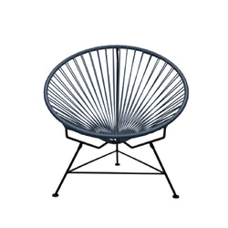 Condesa Chair, Grey Cord/Black Base